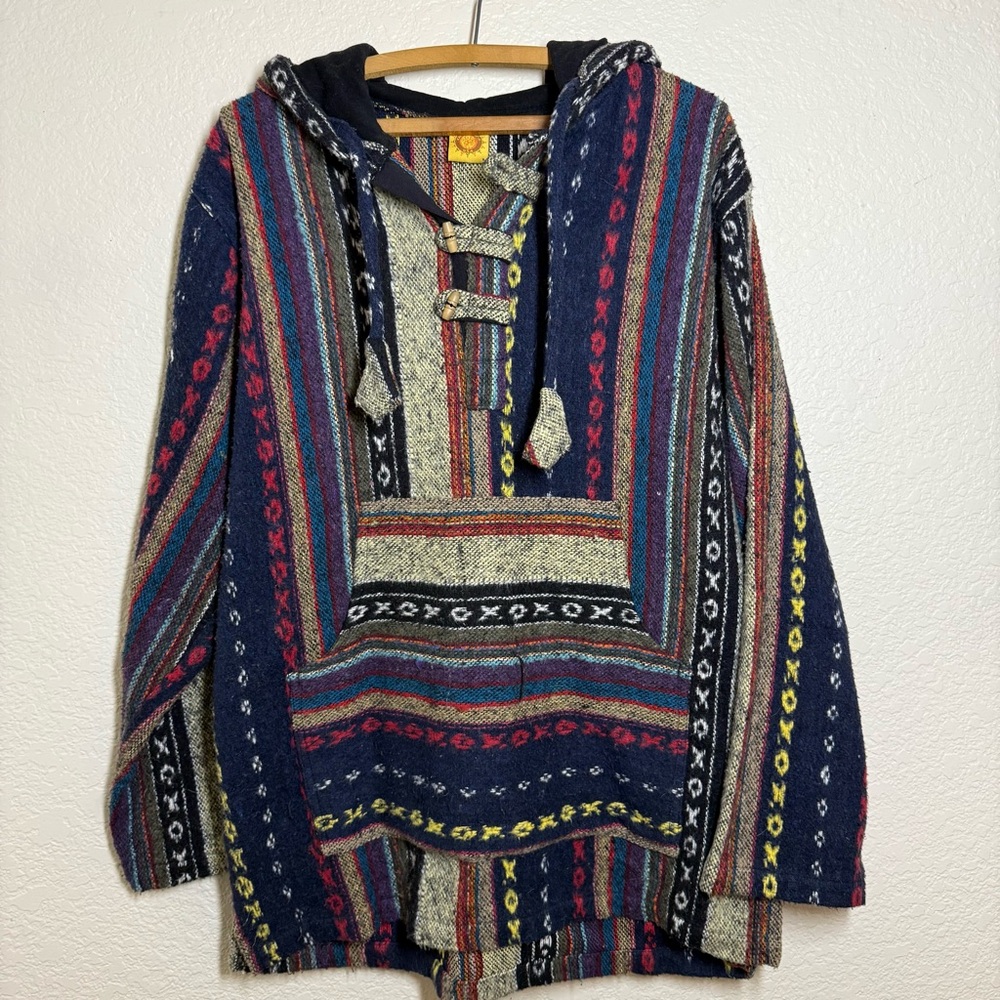 Karma Circle Multicolor Baja Hoodie